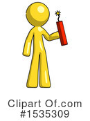 Yellow Design Mascot Clipart #1535309 by Leo Blanchette