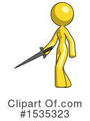 Yellow Design Mascot Clipart #1535323 by Leo Blanchette