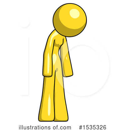 Royalty-Free (RF) Yellow Design Mascot Clipart Illustration by Leo Blanchette - Stock Sample #1535326