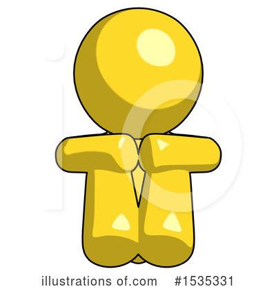 Royalty-Free (RF) Yellow Design Mascot Clipart Illustration by Leo Blanchette - Stock Sample #1535331