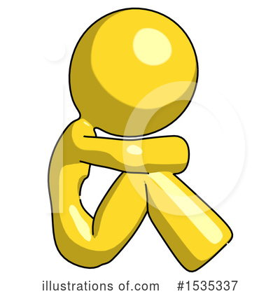 Royalty-Free (RF) Yellow Design Mascot Clipart Illustration by Leo Blanchette - Stock Sample #1535337