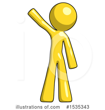 Royalty-Free (RF) Yellow Design Mascot Clipart Illustration by Leo Blanchette - Stock Sample #1535343