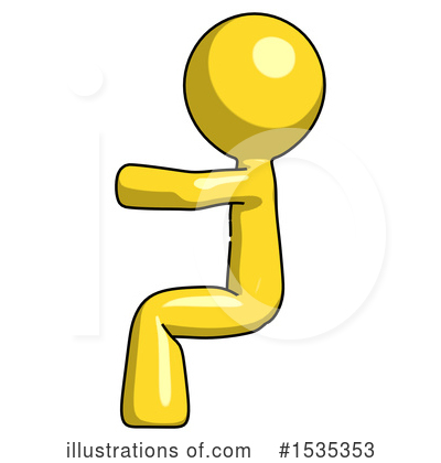 Royalty-Free (RF) Yellow Design Mascot Clipart Illustration by Leo Blanchette - Stock Sample #1535353