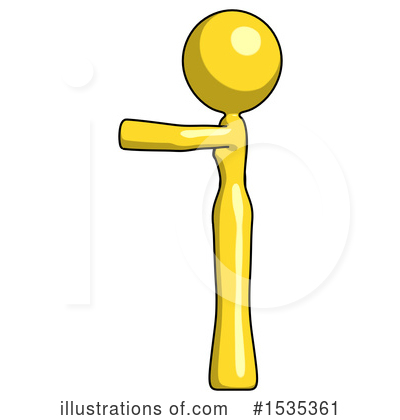 Royalty-Free (RF) Yellow Design Mascot Clipart Illustration by Leo Blanchette - Stock Sample #1535361