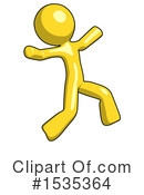 Yellow Design Mascot Clipart #1535364 by Leo Blanchette