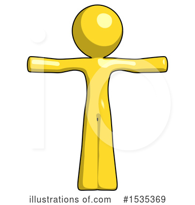 Royalty-Free (RF) Yellow Design Mascot Clipart Illustration by Leo Blanchette - Stock Sample #1535369