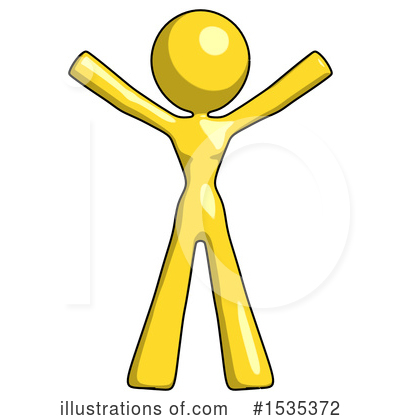 Royalty-Free (RF) Yellow Design Mascot Clipart Illustration by Leo Blanchette - Stock Sample #1535372