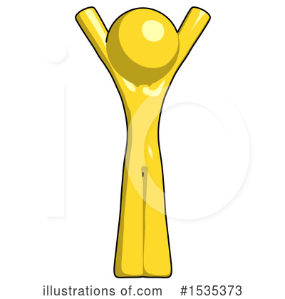 Royalty-Free (RF) Yellow Design Mascot Clipart Illustration by Leo Blanchette - Stock Sample #1535373