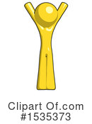 Yellow Design Mascot Clipart #1535373 by Leo Blanchette