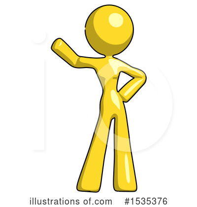Royalty-Free (RF) Yellow Design Mascot Clipart Illustration by Leo Blanchette - Stock Sample #1535376