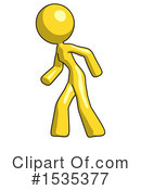 Yellow Design Mascot Clipart #1535377 by Leo Blanchette
