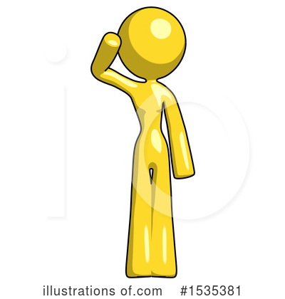 Royalty-Free (RF) Yellow Design Mascot Clipart Illustration by Leo Blanchette - Stock Sample #1535381