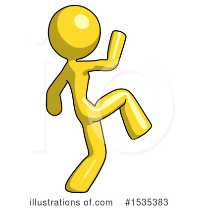 Royalty-Free (RF) Yellow Design Mascot Clipart Illustration by Leo Blanchette - Stock Sample #1535383