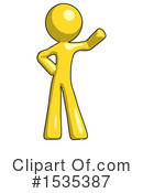 Yellow Design Mascot Clipart #1535387 by Leo Blanchette