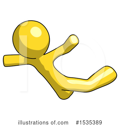 Royalty-Free (RF) Yellow Design Mascot Clipart Illustration by Leo Blanchette - Stock Sample #1535389