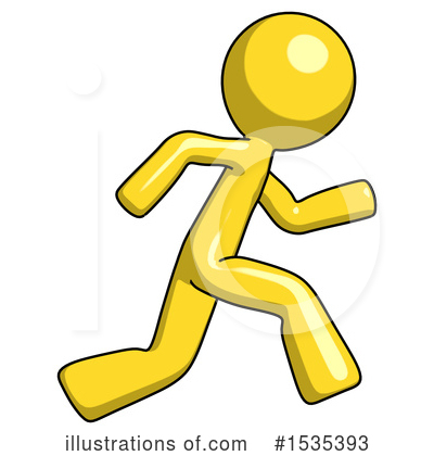 Royalty-Free (RF) Yellow Design Mascot Clipart Illustration by Leo Blanchette - Stock Sample #1535393