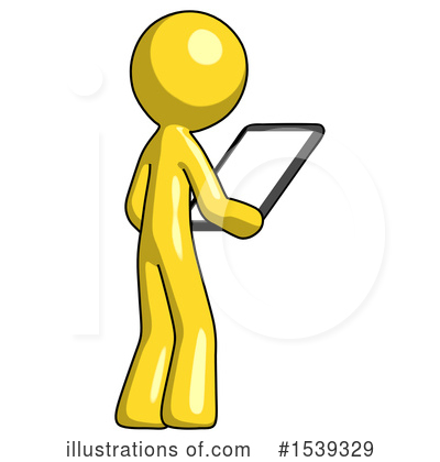 Royalty-Free (RF) Yellow Design Mascot Clipart Illustration by Leo Blanchette - Stock Sample #1539329