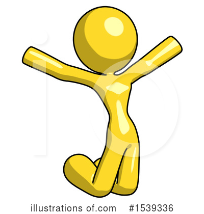 Royalty-Free (RF) Yellow Design Mascot Clipart Illustration by Leo Blanchette - Stock Sample #1539336