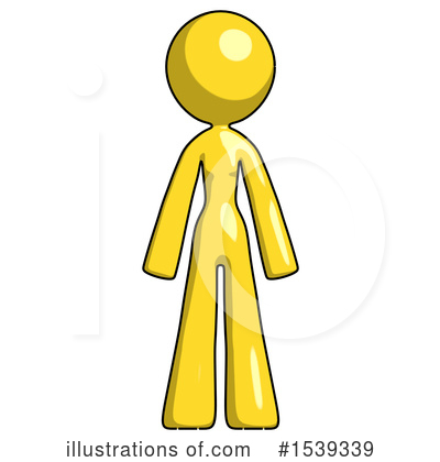 Royalty-Free (RF) Yellow Design Mascot Clipart Illustration by Leo Blanchette - Stock Sample #1539339