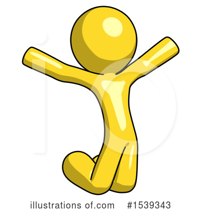Royalty-Free (RF) Yellow Design Mascot Clipart Illustration by Leo Blanchette - Stock Sample #1539343