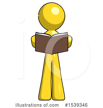 Royalty-Free (RF) Yellow Design Mascot Clipart Illustration by Leo Blanchette - Stock Sample #1539346