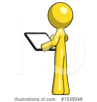 Royalty-Free (RF) Yellow Design Mascot Clipart Illustration by Leo Blanchette - Stock Sample #1539348