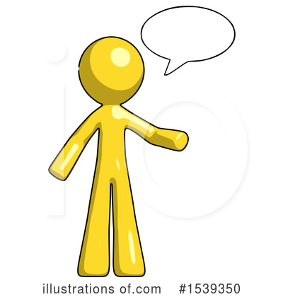 Royalty-Free (RF) Yellow Design Mascot Clipart Illustration by Leo Blanchette - Stock Sample #1539350