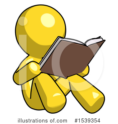 Royalty-Free (RF) Yellow Design Mascot Clipart Illustration by Leo Blanchette - Stock Sample #1539354