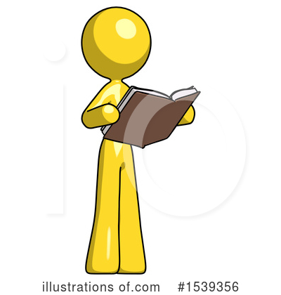 Royalty-Free (RF) Yellow Design Mascot Clipart Illustration by Leo Blanchette - Stock Sample #1539356