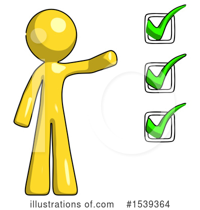 Royalty-Free (RF) Yellow Design Mascot Clipart Illustration by Leo Blanchette - Stock Sample #1539364