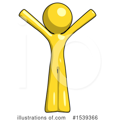 Royalty-Free (RF) Yellow Design Mascot Clipart Illustration by Leo Blanchette - Stock Sample #1539366