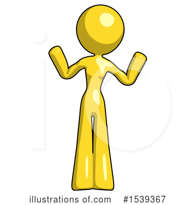 Royalty-Free (RF) Yellow Design Mascot Clipart Illustration by Leo Blanchette - Stock Sample #1539367