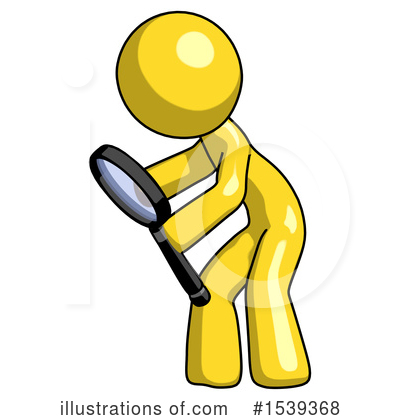 Royalty-Free (RF) Yellow Design Mascot Clipart Illustration by Leo Blanchette - Stock Sample #1539368