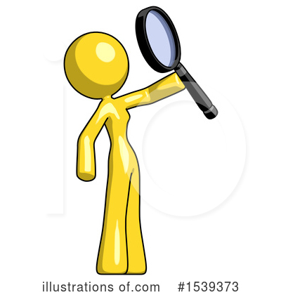 Royalty-Free (RF) Yellow Design Mascot Clipart Illustration by Leo Blanchette - Stock Sample #1539373