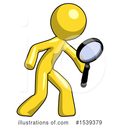 Royalty-Free (RF) Yellow Design Mascot Clipart Illustration by Leo Blanchette - Stock Sample #1539379