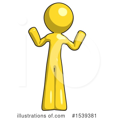 Royalty-Free (RF) Yellow Design Mascot Clipart Illustration by Leo Blanchette - Stock Sample #1539381