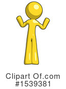 Yellow Design Mascot Clipart #1539381 by Leo Blanchette