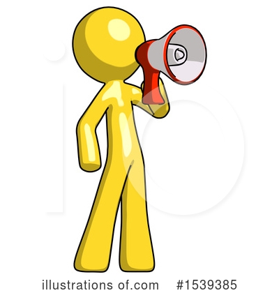 Royalty-Free (RF) Yellow Design Mascot Clipart Illustration by Leo Blanchette - Stock Sample #1539385