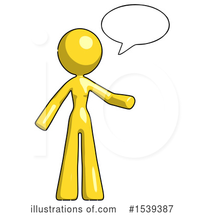 Royalty-Free (RF) Yellow Design Mascot Clipart Illustration by Leo Blanchette - Stock Sample #1539387