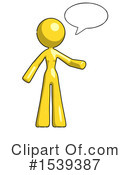 Yellow Design Mascot Clipart #1539387 by Leo Blanchette