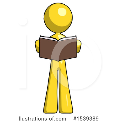 Royalty-Free (RF) Yellow Design Mascot Clipart Illustration by Leo Blanchette - Stock Sample #1539389