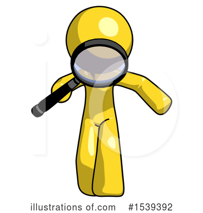 Royalty-Free (RF) Yellow Design Mascot Clipart Illustration by Leo Blanchette - Stock Sample #1539392