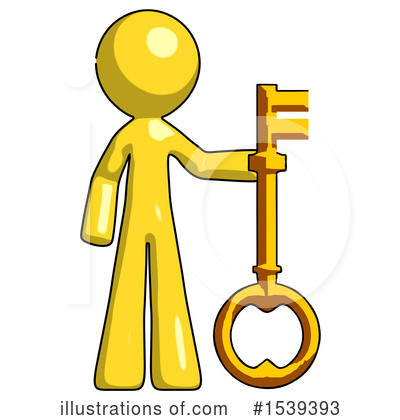 Royalty-Free (RF) Yellow Design Mascot Clipart Illustration by Leo Blanchette - Stock Sample #1539393