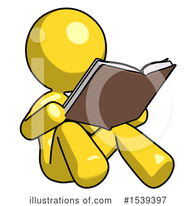 Royalty-Free (RF) Yellow Design Mascot Clipart Illustration by Leo Blanchette - Stock Sample #1539397