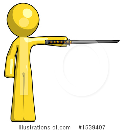 Royalty-Free (RF) Yellow Design Mascot Clipart Illustration by Leo Blanchette - Stock Sample #1539407