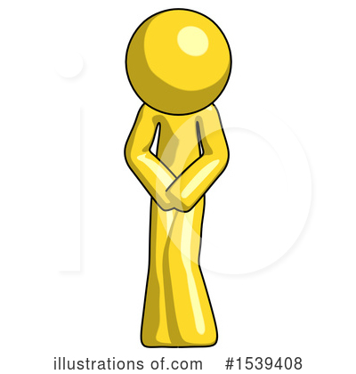 Royalty-Free (RF) Yellow Design Mascot Clipart Illustration by Leo Blanchette - Stock Sample #1539408