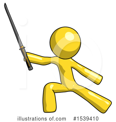 Royalty-Free (RF) Yellow Design Mascot Clipart Illustration by Leo Blanchette - Stock Sample #1539410