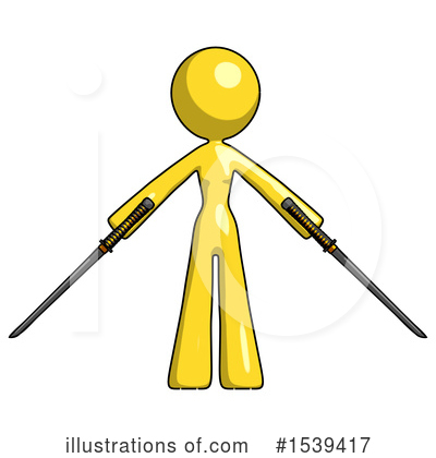 Royalty-Free (RF) Yellow Design Mascot Clipart Illustration by Leo Blanchette - Stock Sample #1539417