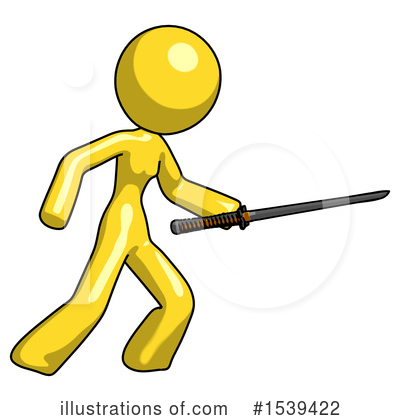 Royalty-Free (RF) Yellow Design Mascot Clipart Illustration by Leo Blanchette - Stock Sample #1539422