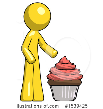 Royalty-Free (RF) Yellow Design Mascot Clipart Illustration by Leo Blanchette - Stock Sample #1539425